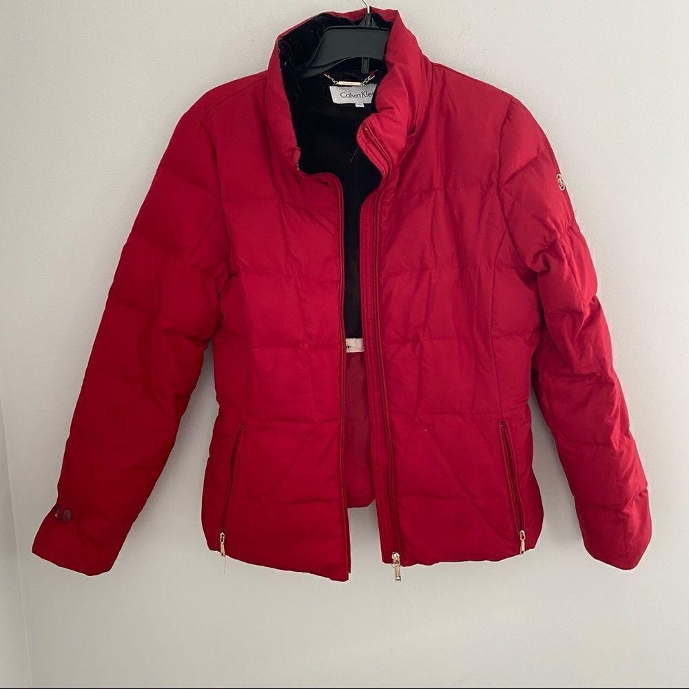 Calvin Klein Women’s Red Down Jacket